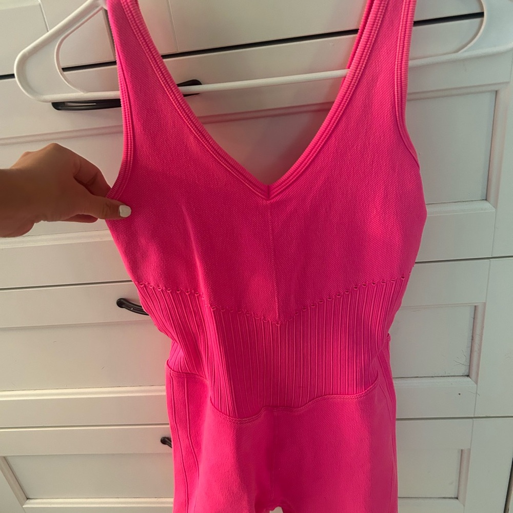 Joy lab Vibrant Pink Sleeveless Jumpsuit